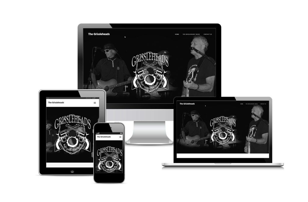 The Grissleheads Official Website built by Striped Ape Digital Media in Lawton, OK portfolio image.