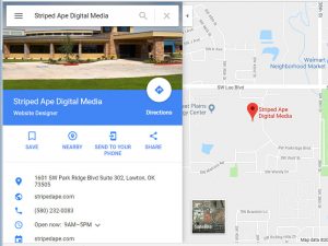 Striped Ape Digital Media can optimize your Google My Business Listing article image
